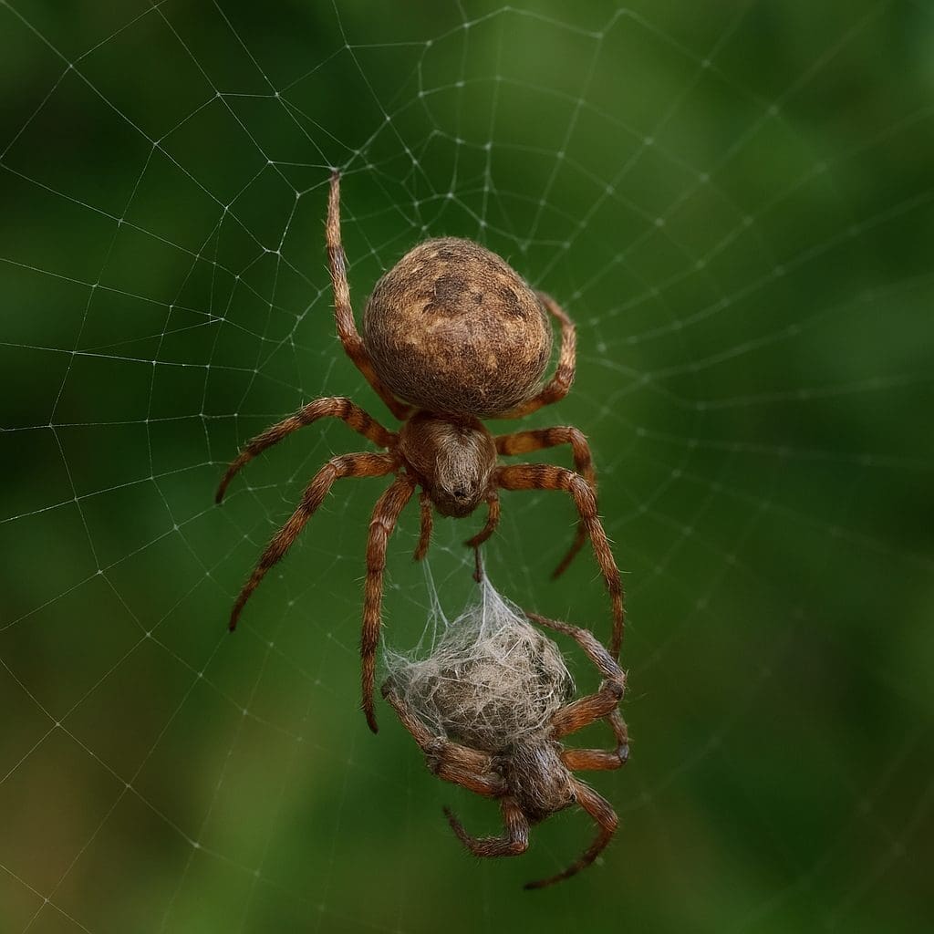 Czy pająki są wrogami owadów?