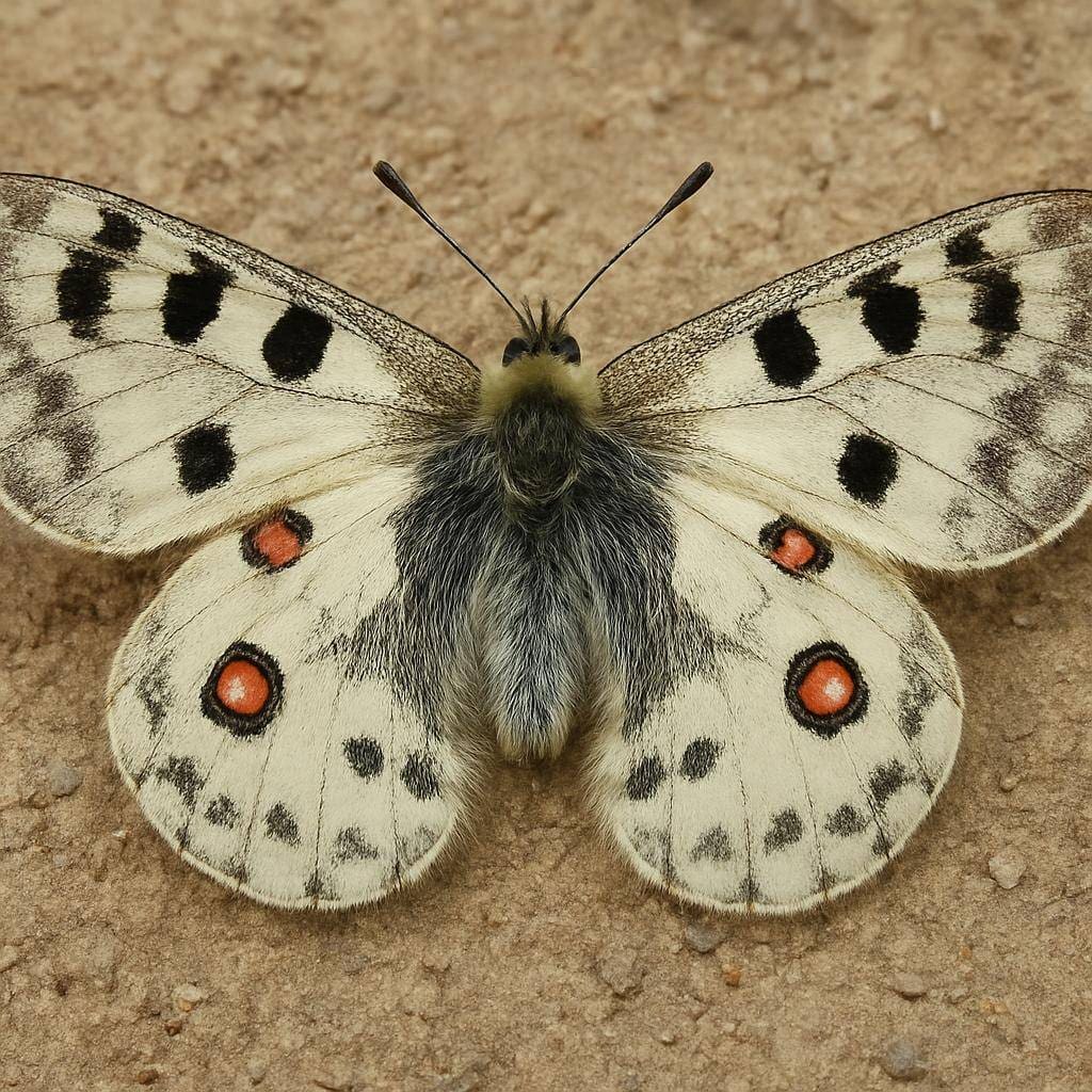 Niepylak morfeusz – Parnassius stubbendorfii