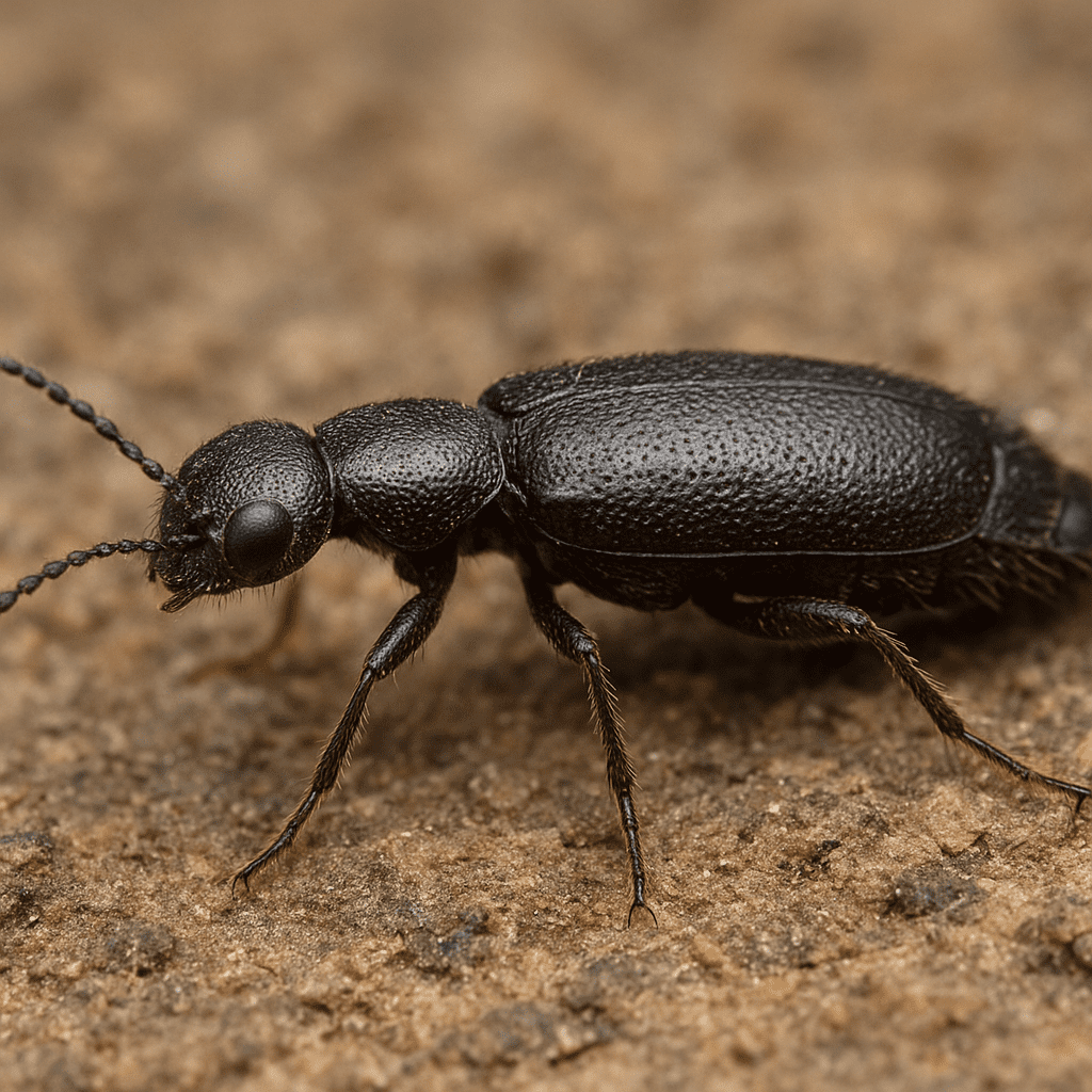 Stenus carbonarius – kusakowate