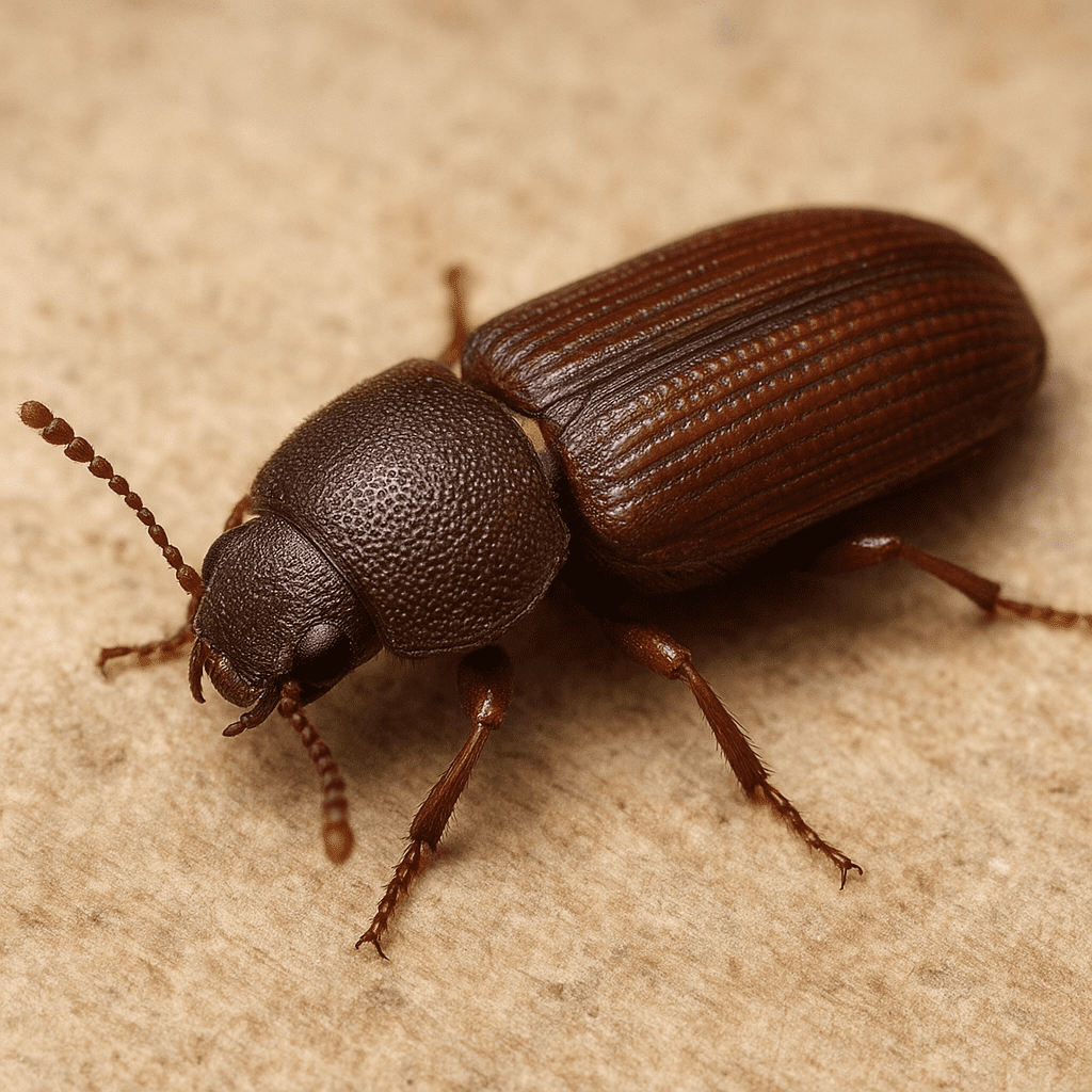 Rhyzophagus dispar – rytele