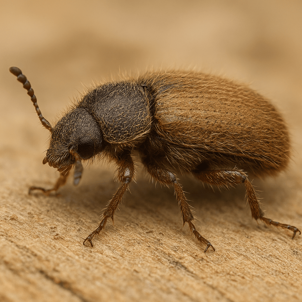 Rhyzophagus pilosus – rytele