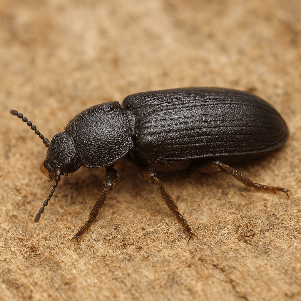 Czarnuch młynarek – Palorus ratzeburgi – czarnuchowate