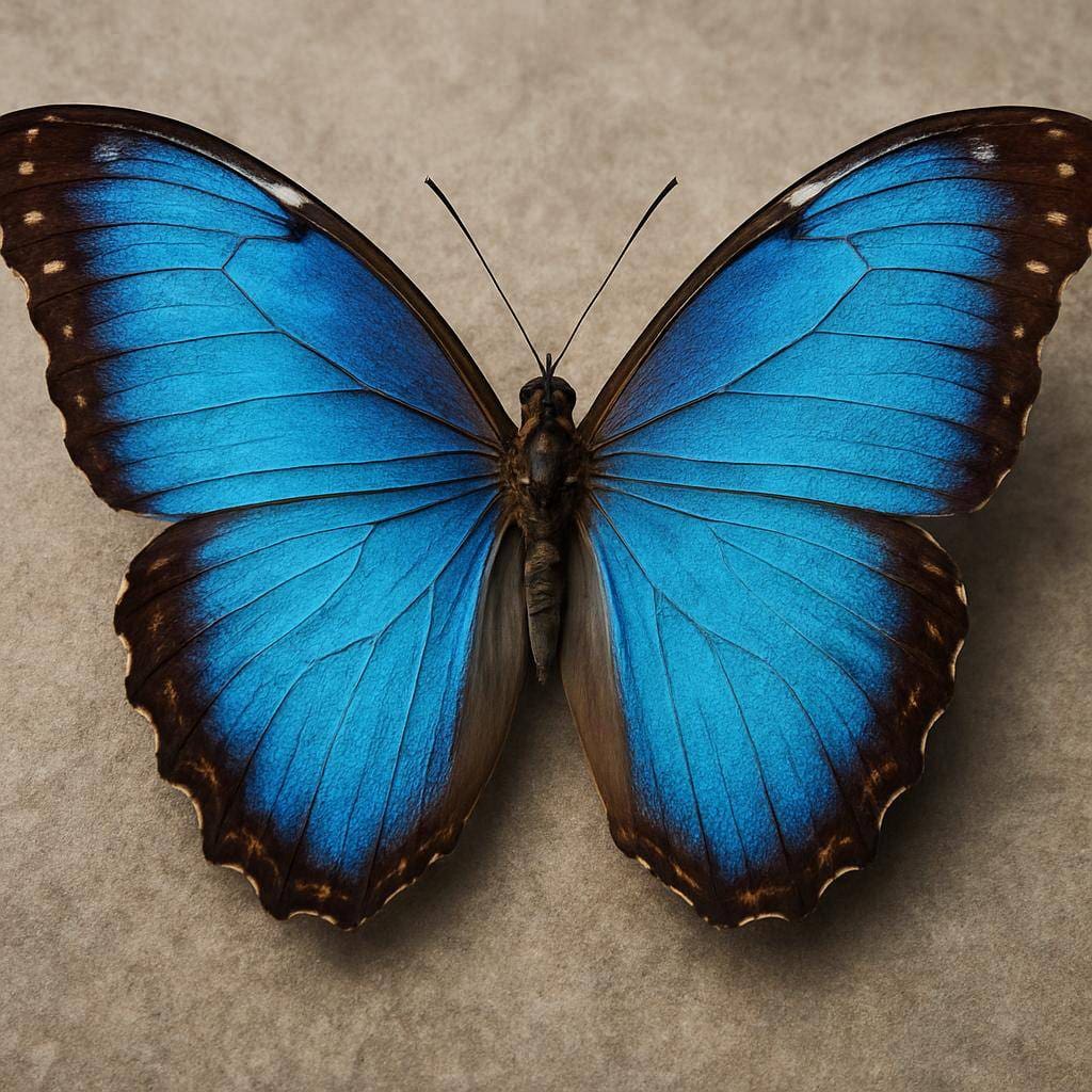 Morpho błękitny – Morpho menelaus