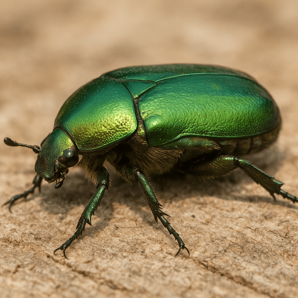 Kruszczyca zielonkawa – Protaetia cuprea – kruszczyce