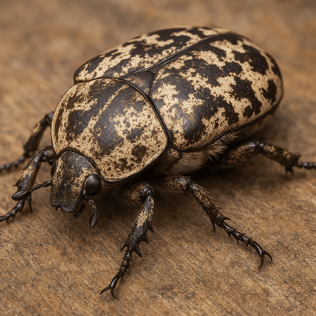 Kruszczyca marmurkowa – Protaetia marmorata – kruszczyce