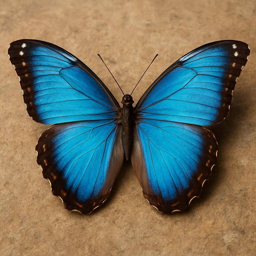 Morpho menelaus occidentalis