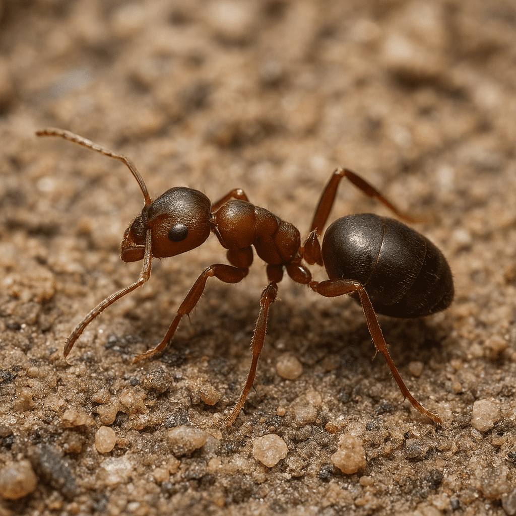 Lasius brunneus – mrówki