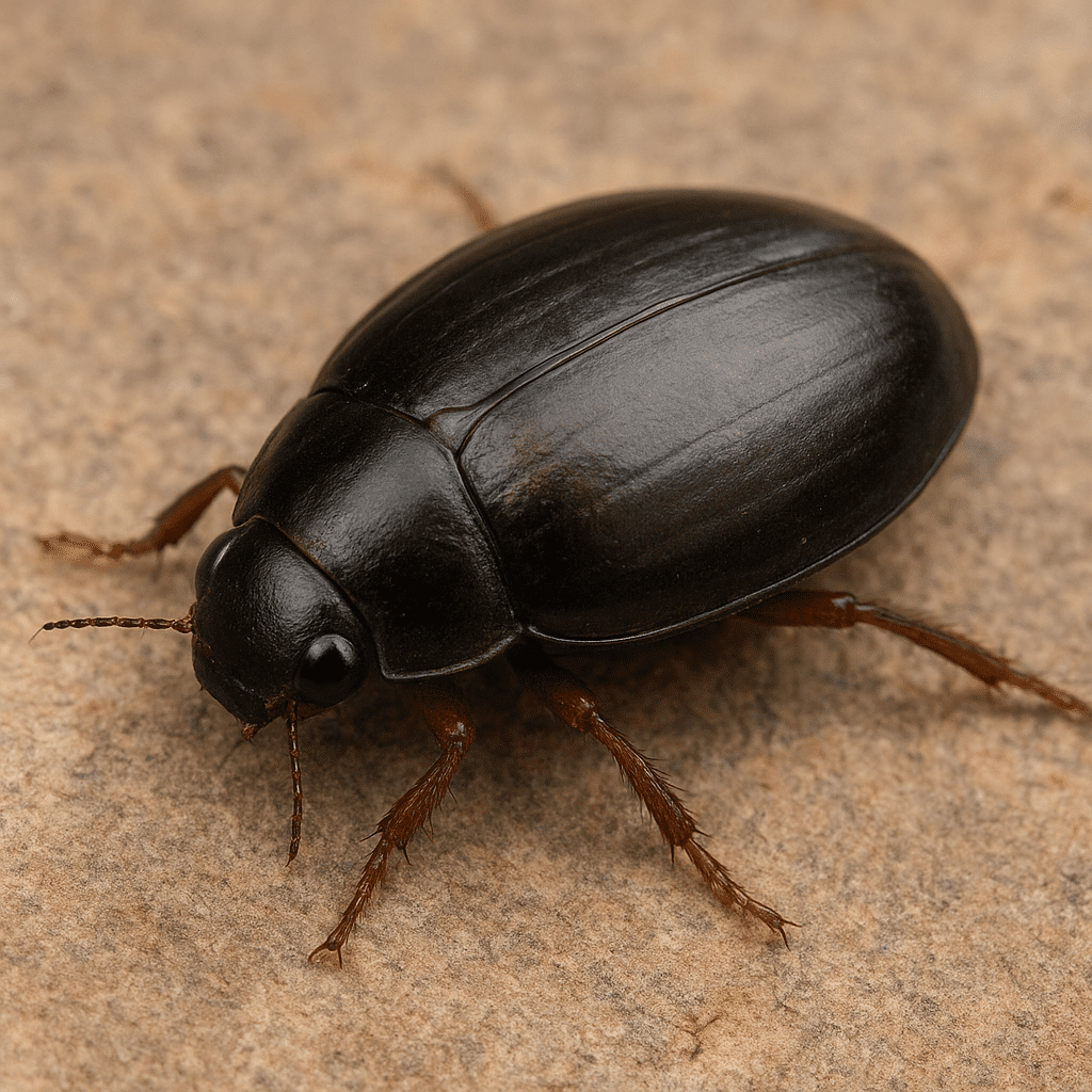 Gyrinus breviformis – krętaki