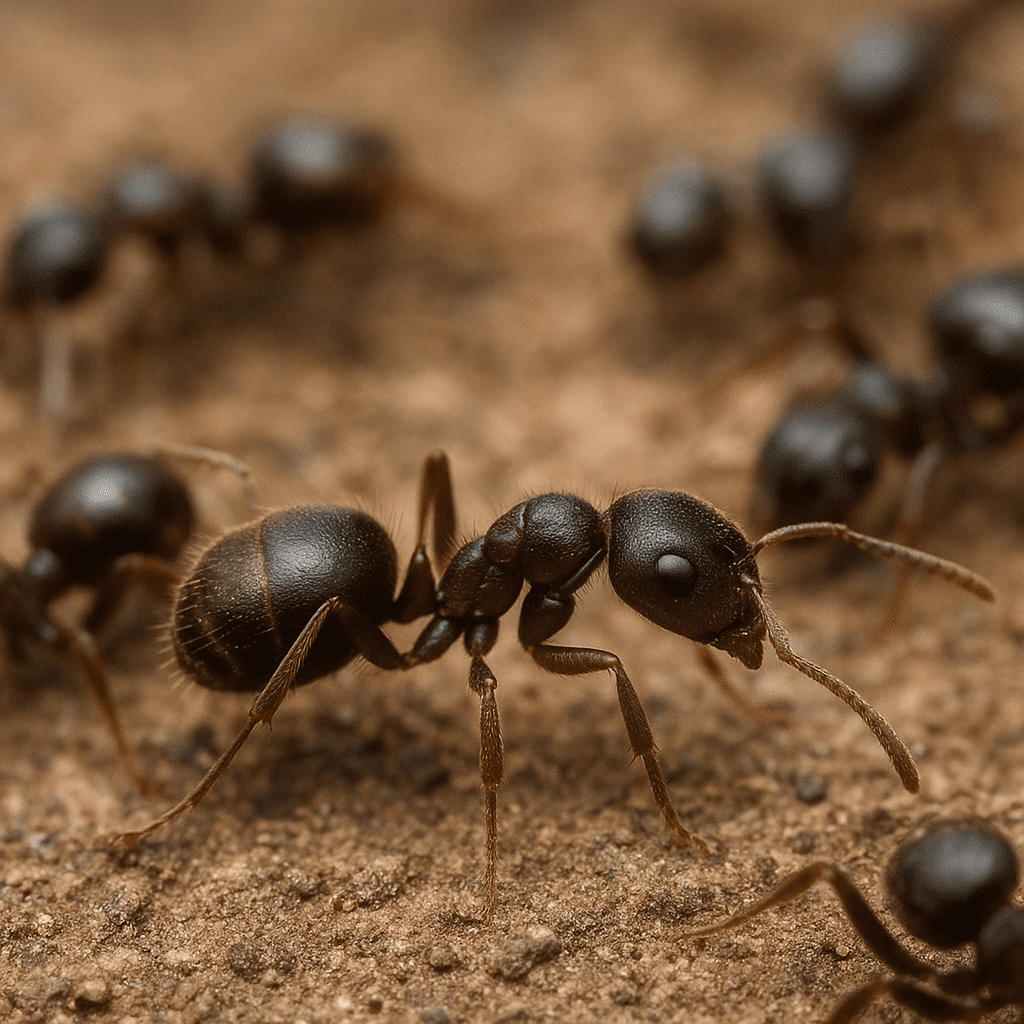 Lasius umbratus – mrówki