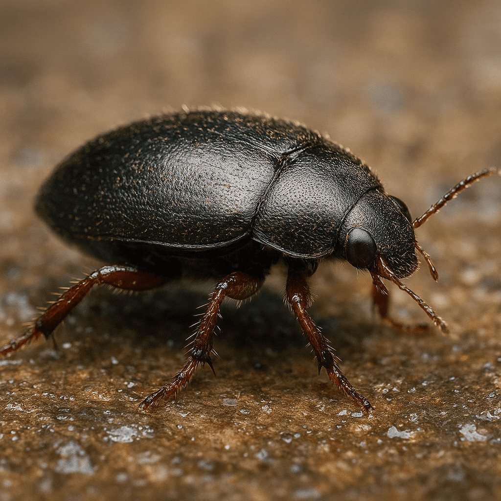 Gyrinus pilosus – krętaki