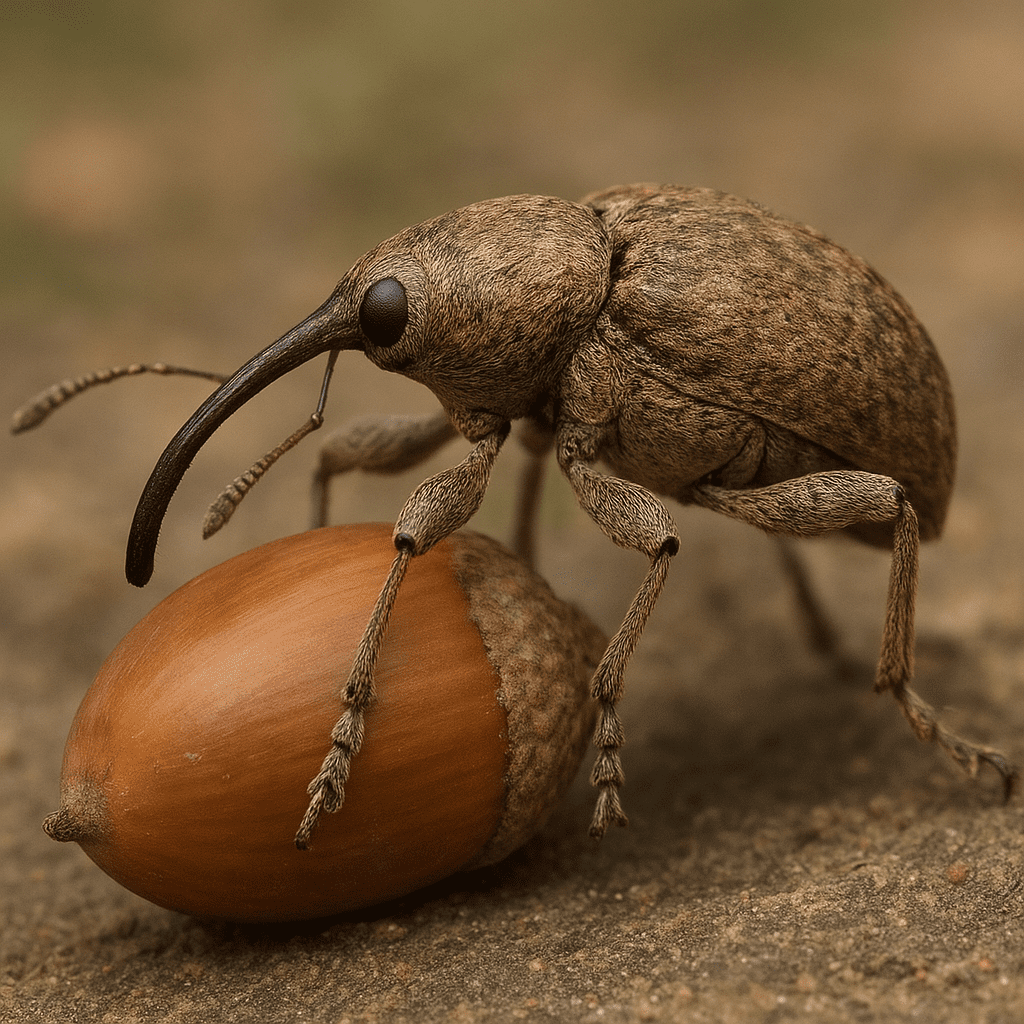 Ryjkowiec orzechowiec – Curculio glandium – ryjkowce